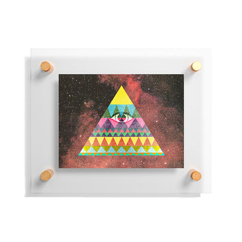 Nick Nelson Pyramid In Space Floating Acrylic Print