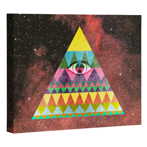 Nick Nelson Pyramid In Space Art Canvas