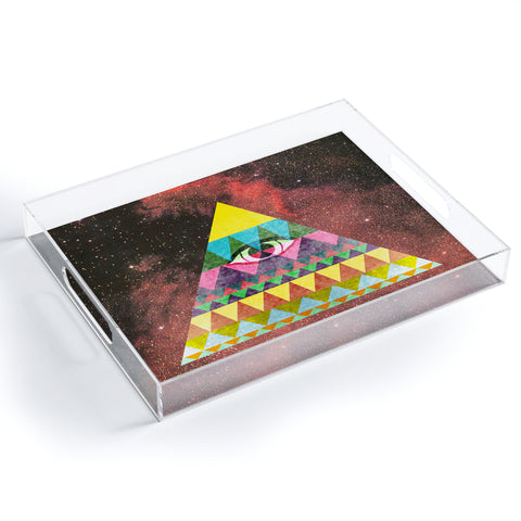 Nick Nelson Pyramid In Space Acrylic Tray
