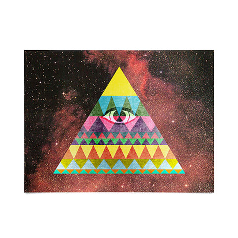 Nick Nelson Pyramid In Space Poster
