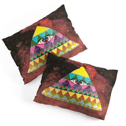 Nick Nelson Pyramid In Space Pillow Shams