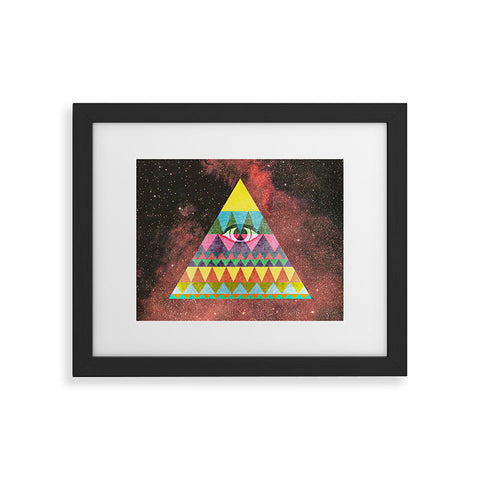 Nick Nelson Pyramid In Space Framed Art Print