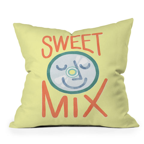 Nick Nelson Sweet Mix Throw Pillow