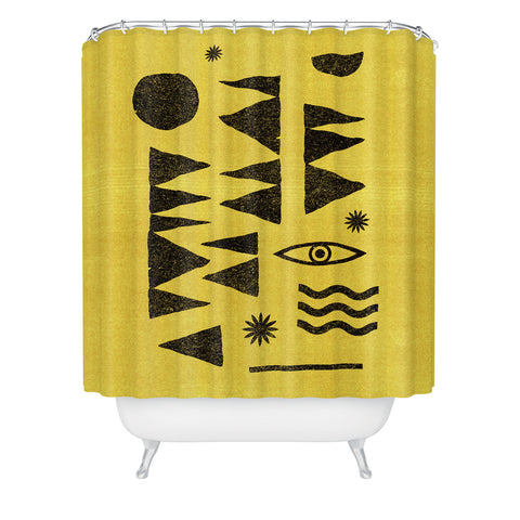 Nick Nelson Tangential Shower Curtain