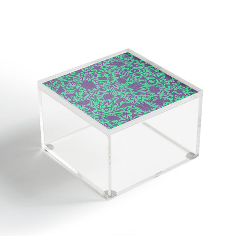 Nick Nelson Turquoise Synapses Acrylic Box