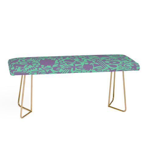 Nick Nelson Turquoise Synapses Bench