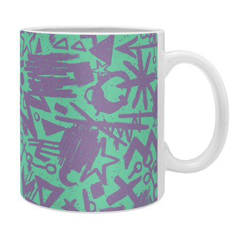 Nick Nelson Turquoise Synapses Coffee Mug