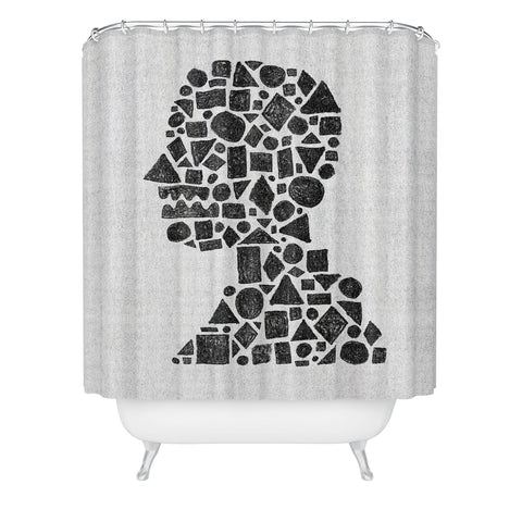 Nick Nelson Untitled Silhouette 1 Shower Curtain