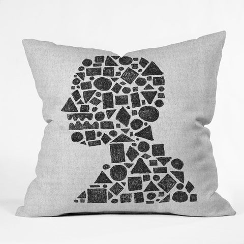 Nick Nelson Untitled Silhouette 1 Outdoor Throw Pillow