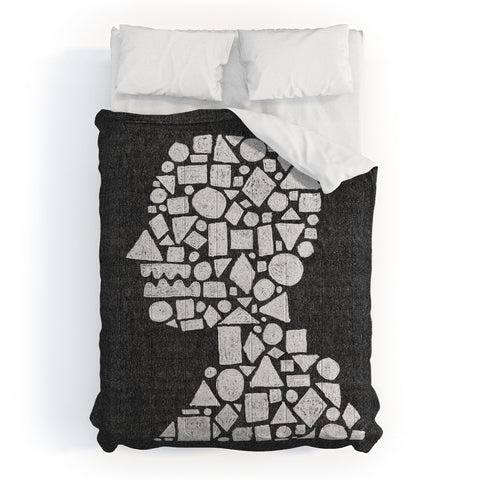 Nick Nelson Untitled Silhouette Reverse Comforter