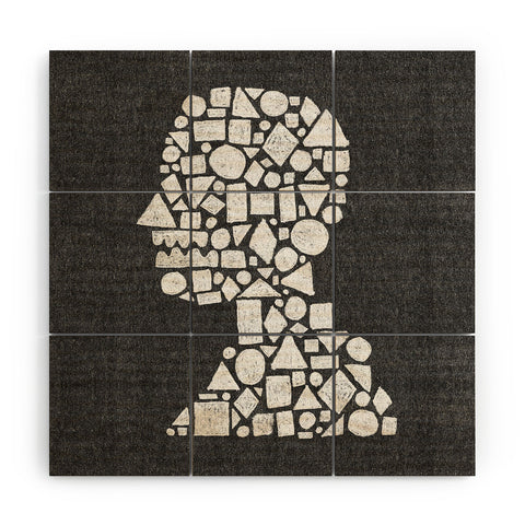 Nick Nelson Untitled Silhouette Reverse Wood Wall Mural