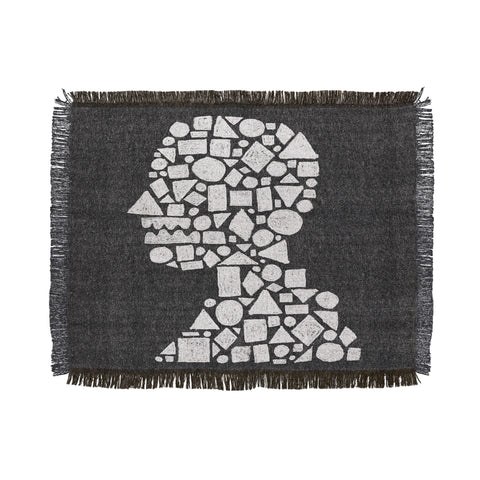 Nick Nelson Untitled Silhouette Reverse Throw Blanket