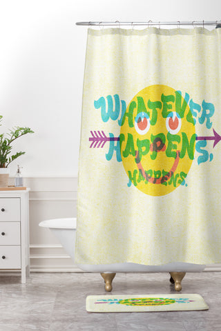 Nick Nelson Whatever Happens Shower Curtain And Mat