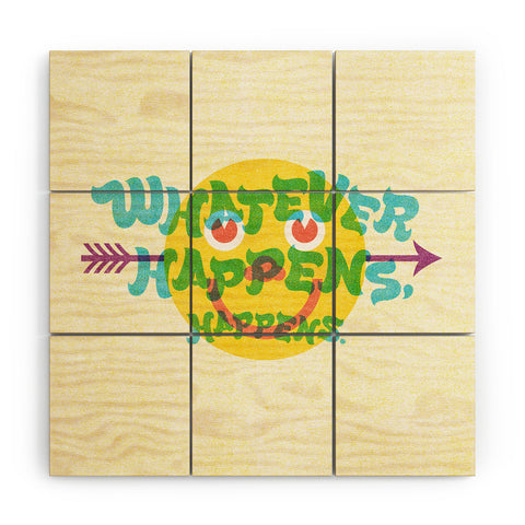 Nick Nelson Whatever Happens Wood Wall Mural