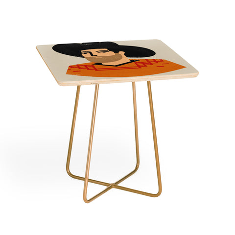 Nick Quintero Abstract Cowboy Side Table