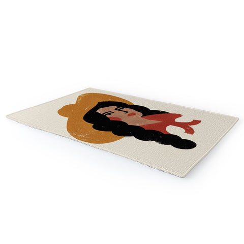 Nick Quintero Abstract Cowgirl 2 Area Rug