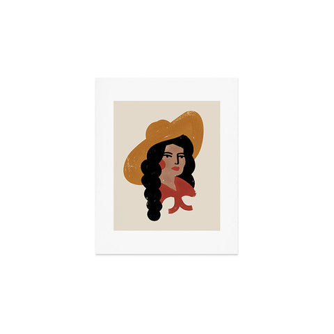 Nick Quintero Abstract Cowgirl 2 Art Print