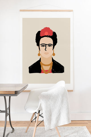 Nick Quintero Abstract Frida Art Print And Hanger