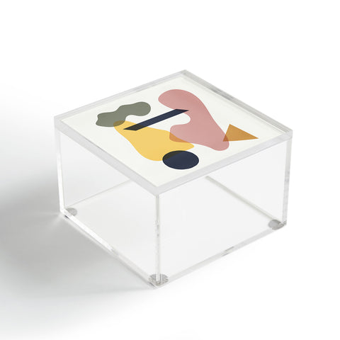 Nick Quintero Abstract Summer Shapes Acrylic Box