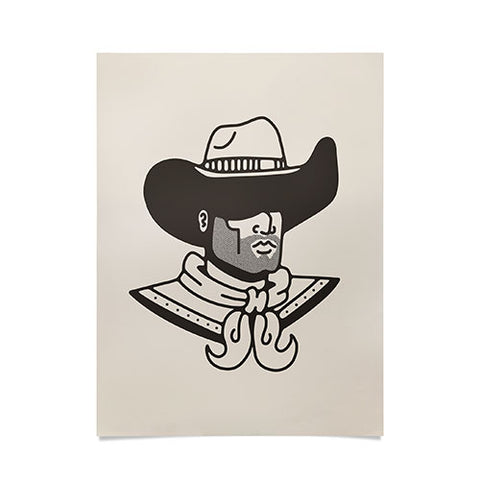 Nick Quintero Faceless Cowboy Poster