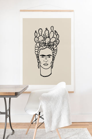 Nick Quintero Frida Cactus Art Print And Hanger