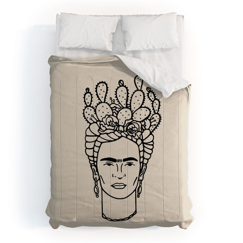 Nick Quintero Frida Cactus Comforter