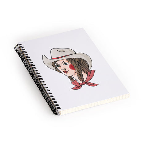 Nick Quintero Marker Cowgirl Spiral Notebook