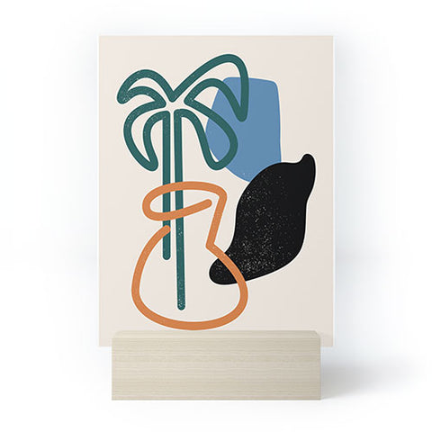 Nick Quintero Palm Tree Vase Mini Art Print