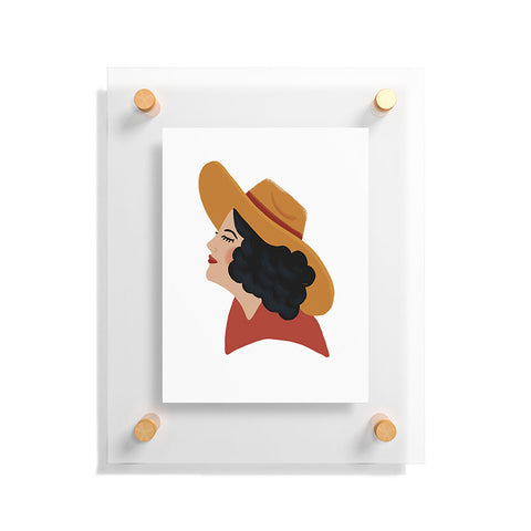 Nick Quintero Sad Cowgirl Floating Acrylic Print