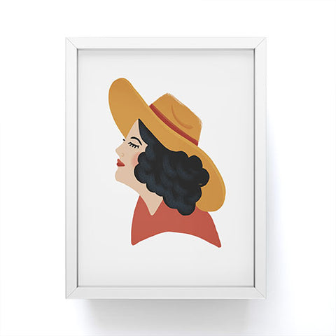 Nick Quintero Sad Cowgirl Framed Mini Art Print