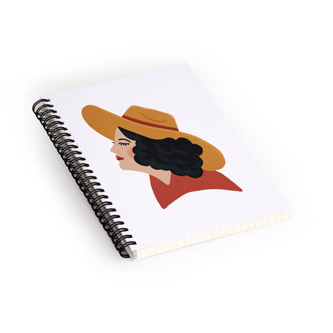 Nick Quintero Sad Cowgirl Spiral Notebook