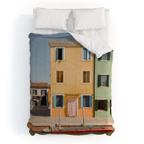 Ninasclicks Burano colors Comforter