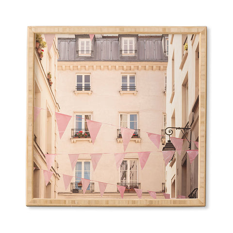 Ninasclicks Pink Paris Paris travel photography Framed Wall Art