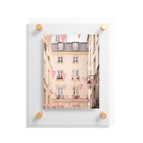 Ninasclicks Pink Paris Paris travel photography Floating Acrylic Print