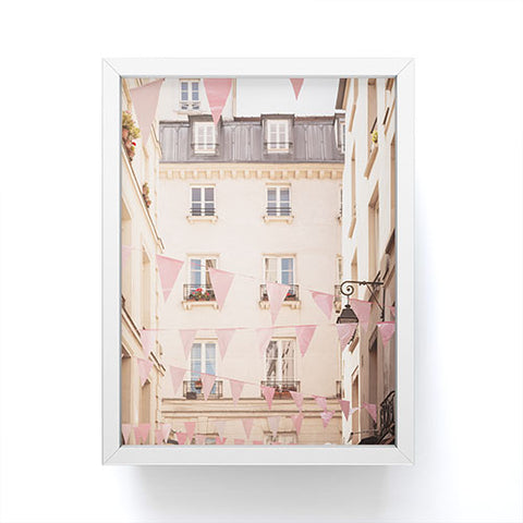 Ninasclicks Pink Paris Paris travel photography Framed Mini Art Print