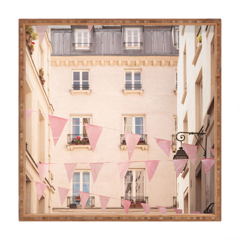 Ninasclicks Pink Paris Paris travel photography Square Tray