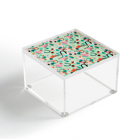 Ninola Design Abstract geo shapes Spring Acrylic Box
