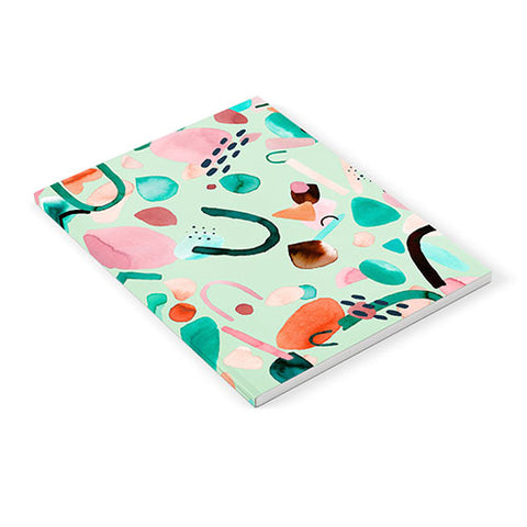 Ninola Design Abstract geo shapes Spring Notebook