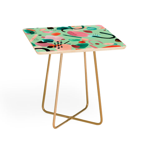 Ninola Design Abstract geo shapes Spring Side Table