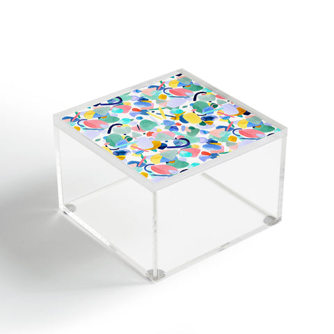 Ninola Design Abstract geometry dream Multicolored Acrylic Box