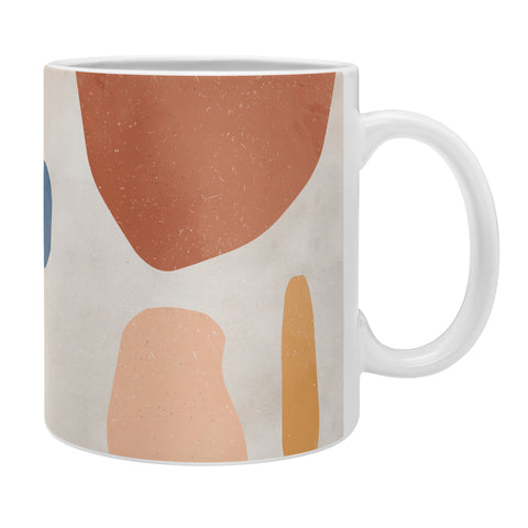 Ninola Design Abstract Shapes Terracota Coffee Mug