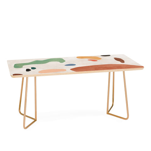Ninola Design Abstract Shapes Terracota Coffee Table