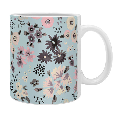 Ninola Design Artful little flowers Pastel Coffee Mug