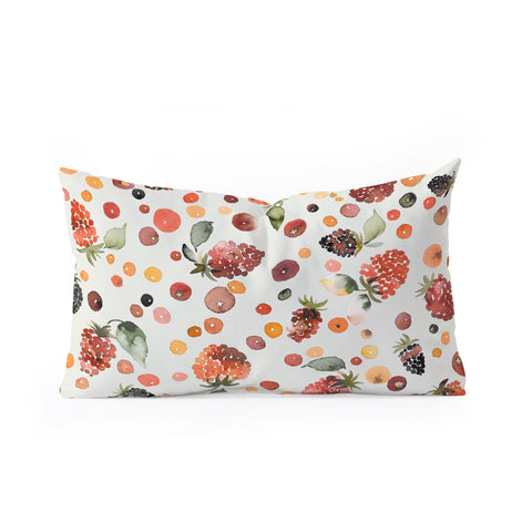 Ninola Design Berries Countryside Oblong Throw Pillow