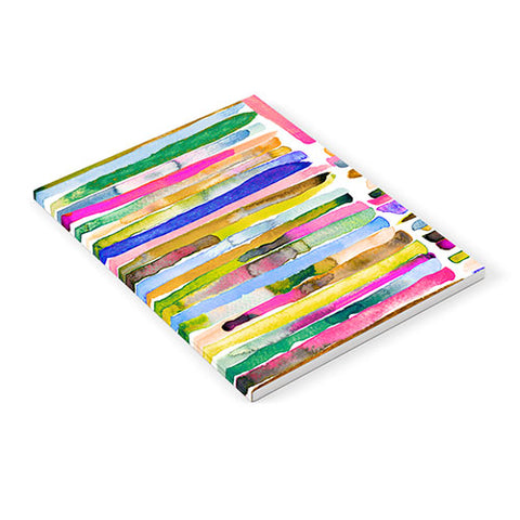 Ninola Design Bold bright stripes Pink Notebook