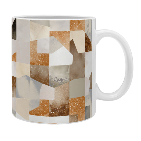 Ninola Design Collage texture gold Coffee Mug