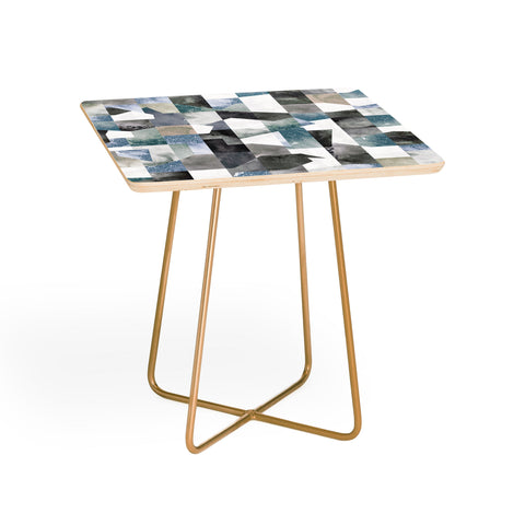Ninola Design Collage texture Gray Side Table