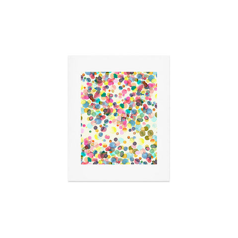 Ninola Design Color Dots Watercolor Art Print