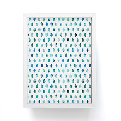 Ninola Design Color palette blue Framed Mini Art Print