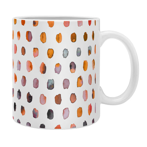 Ninola Design Color palette orange memphis Coffee Mug